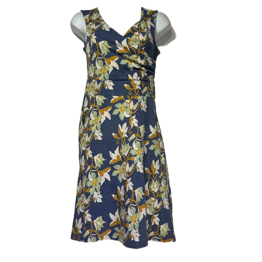 Patagonia worn wear Porch Song Sleeveless Floral Dress Size XS